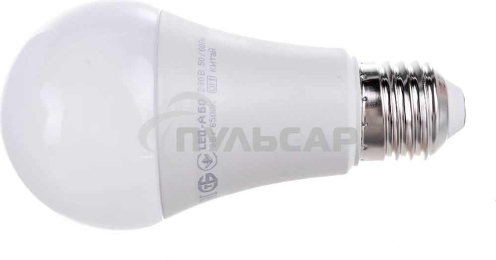 Лампа светодиодная IEK LLE-A60-9-230-65-E27 ECO A60 9 Вт грушевидная 230В 6500К E27