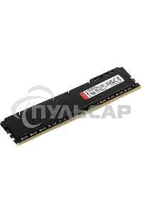 Оперативная память Kingston Fury Beast, DDR4, 16Gb (1x16Gb), 3200MHz, CL16, DIMM, с радиатором, черный