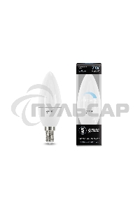 Лампа светодиодная Gauss Led Candle-dim E14 7Вт 4100К диммируемая