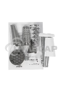 Мясорубка электрическая Аксион М61.04 Черно-серебристая, 2000 Вт, 3 кг/мин