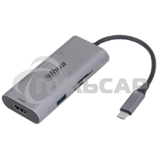 Док станция DAHUA 7 in 1 USB 3.1 Type-C to USB 3.0 + HDMI + SD/TF + PD Docking Station Док станция DAHUA 7 in 1 USB 3.1 Type-C to USB 3.0 + HDMI + SD/TF + PD Docking Station