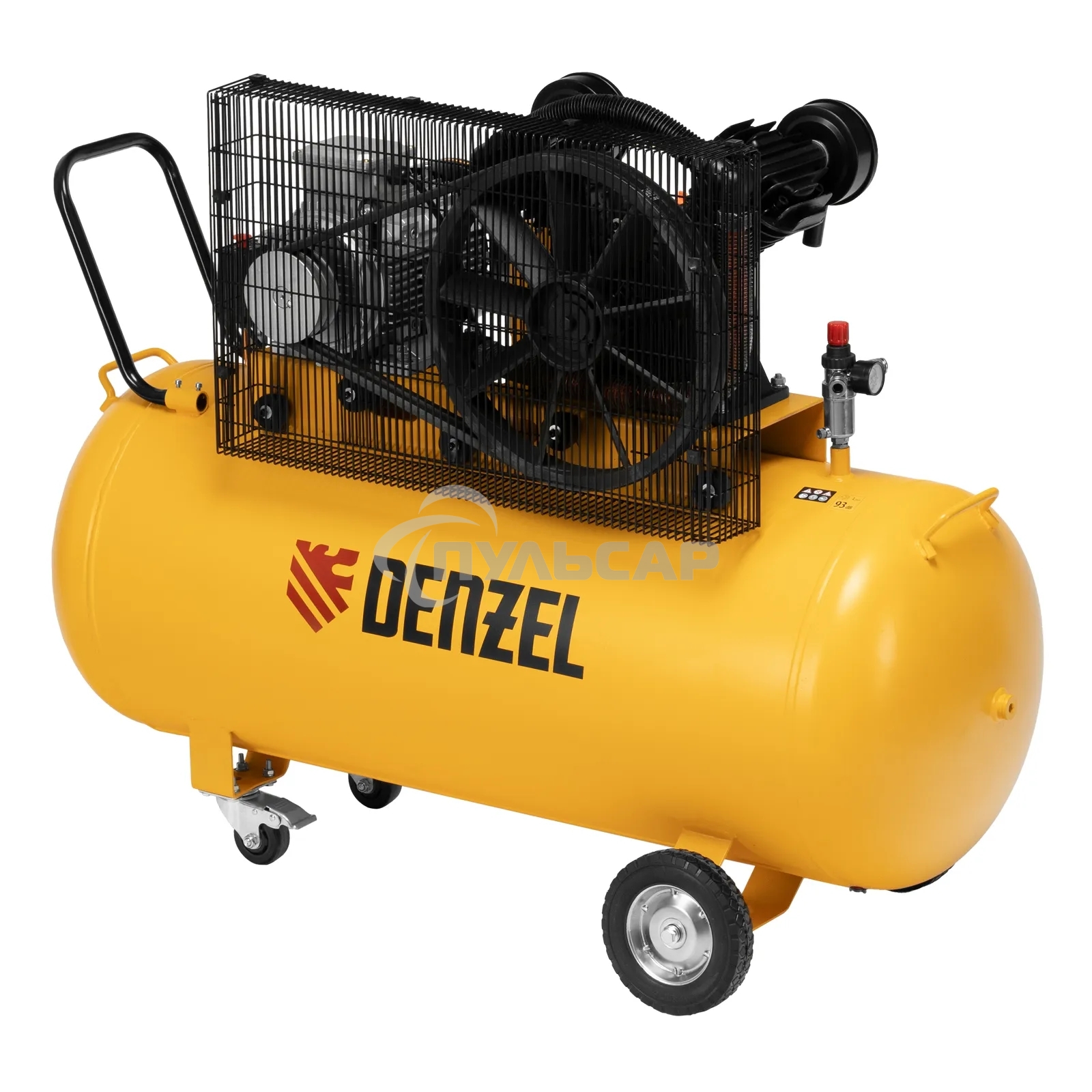 Компрессор воздушный рем. привод BCV 5500-T/270, 5,5 кВт, 270 литров, 850 л/мин Denzel