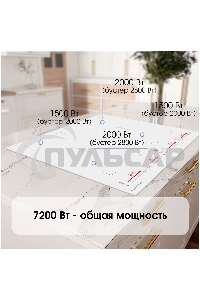 Индукционная варочная панель Zigmund & Shtain CI 29.6 W белый