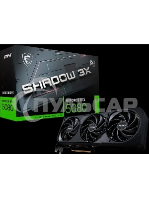 Видеокарта MSI GeForce RTX 5080 16G SHADOW 3X