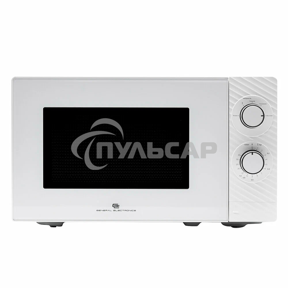 Микроволновая печь General Electronics 20L SOLO белая GE-MS120W 700W