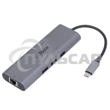 Док станция DAHUA 8 in 1 USB 3.1 Type-C to USB 3.0 + HDMI + RJ45 + SD/TF + PD Docking Station Док станция DAHUA 8 in 1 USB 3.1 Type-C to USB 3.0 + HDMI + RJ45 + SD/TF + PD Docking Station