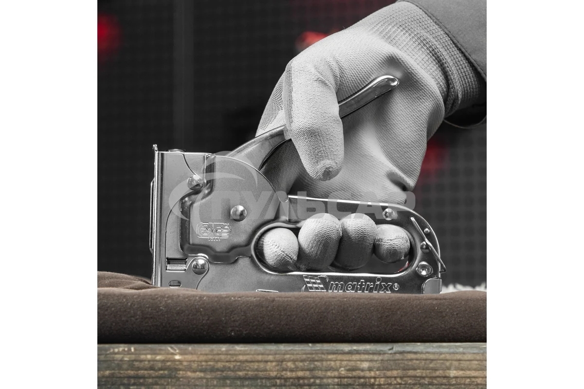 Степлер мебельный Matrix, тип скобы 53, 4-8 мм