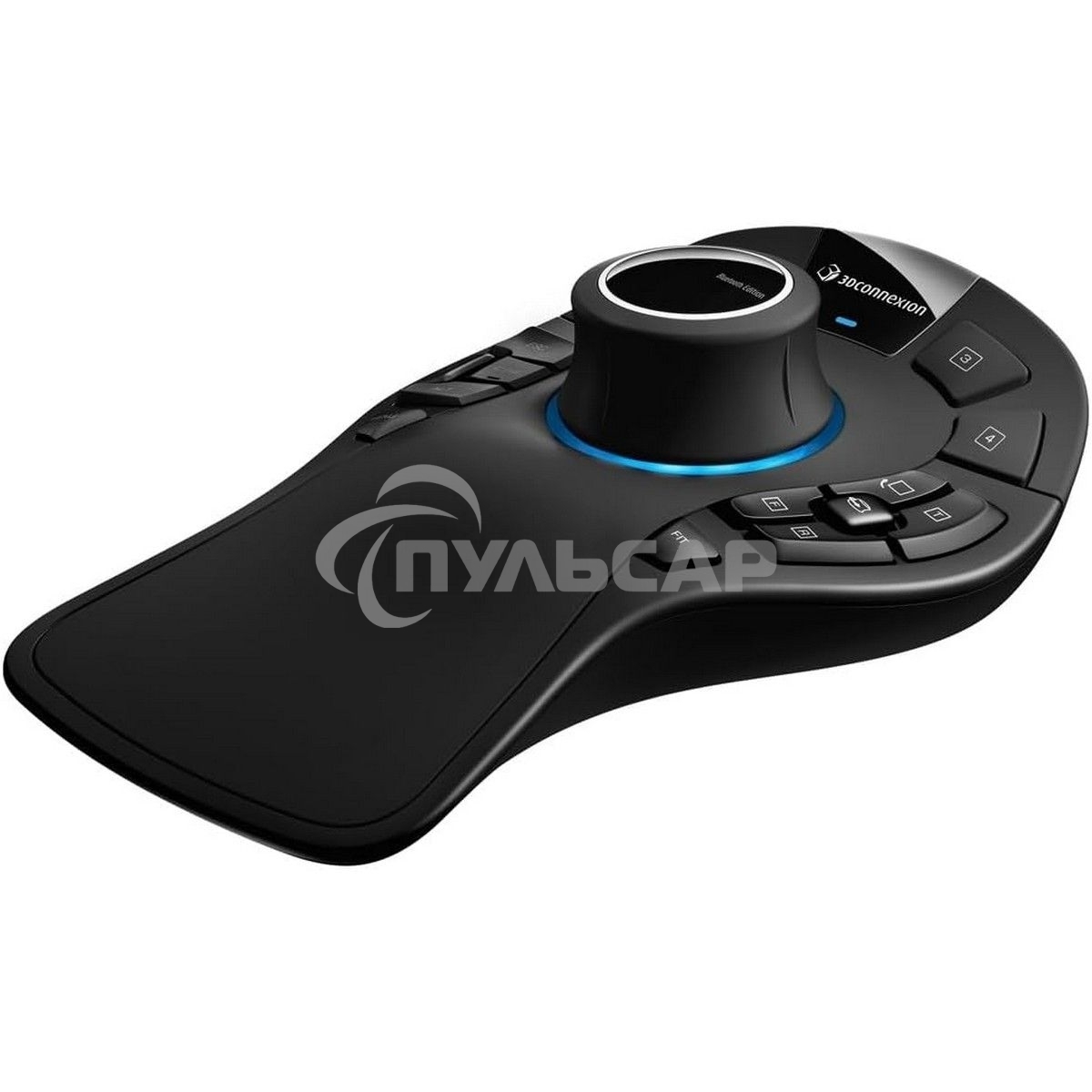 Мышь беспроводная/проводная 3DConnexion SpaceMouse Pro Wireless (3DX-700119) черный, радиоканал, Bluetooth, USB, кнопки - 15