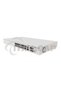 Коммутатор MikroTik CRS320-8P-8B-4S+RM Cloud Router Switch with dual-core 800 MHz CPU, 256 MB RAM, 98DX226S switch chip, 17 x Gigabit Eth ports (8 x 802.3af/at, 8 x 802.3bt PoE-out), 4 x 10G SFP+ ports, RouterOS L5, 1U rackmount enclosure, 600W PSU