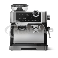 Кофеварка рожковая BQ CM5002 серебристый/черный, исп. кофе - зерновой/молотый, 2,8 л, 2400 Вт, 19 бар