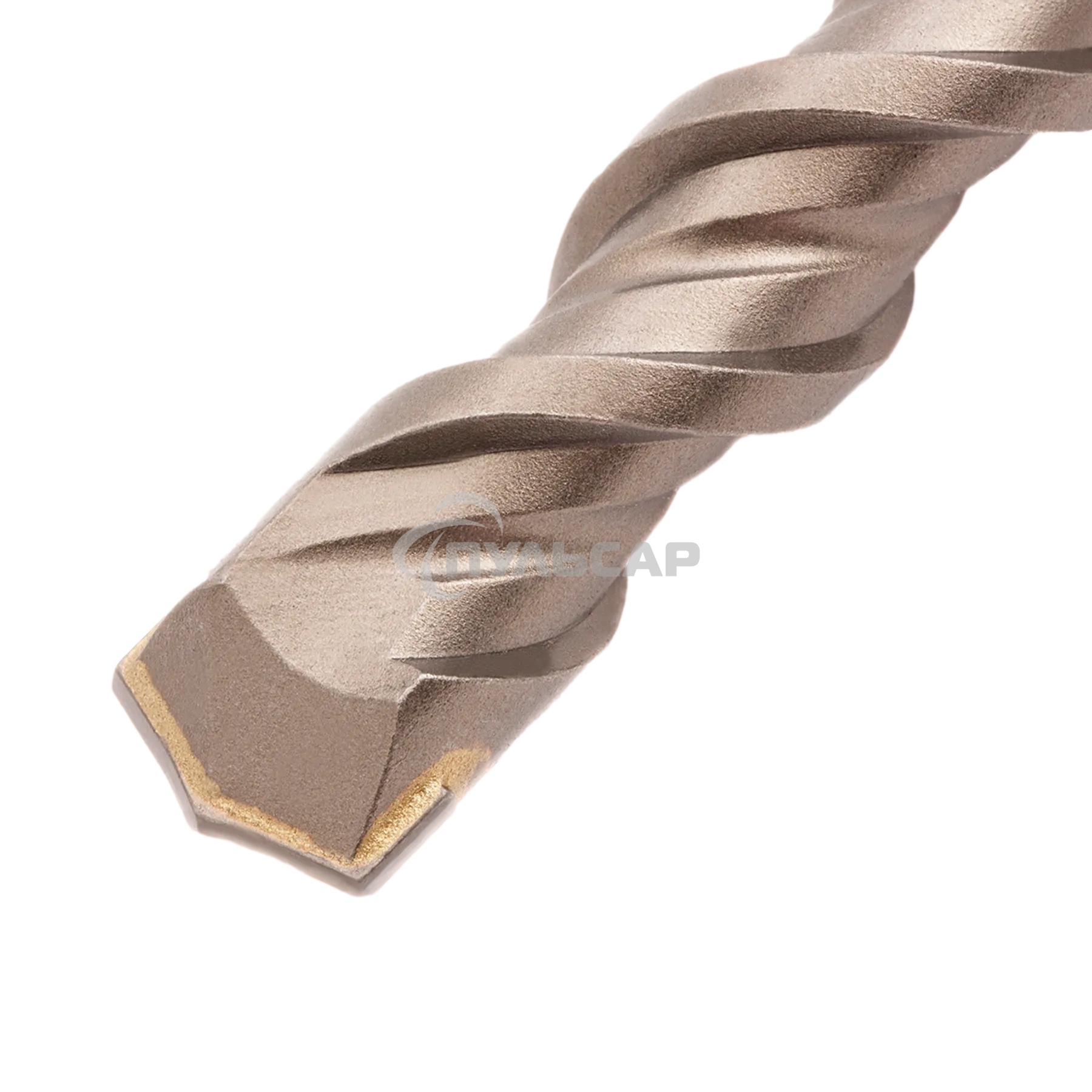 Бур по бетону Denzel двойная спираль, Cobalt W-tip, 20x460 мм, SDS PLUS