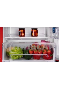 Холодильник Nordfrost NRB 162NF R красный двухкамерный 205/105 л морозилка снизу