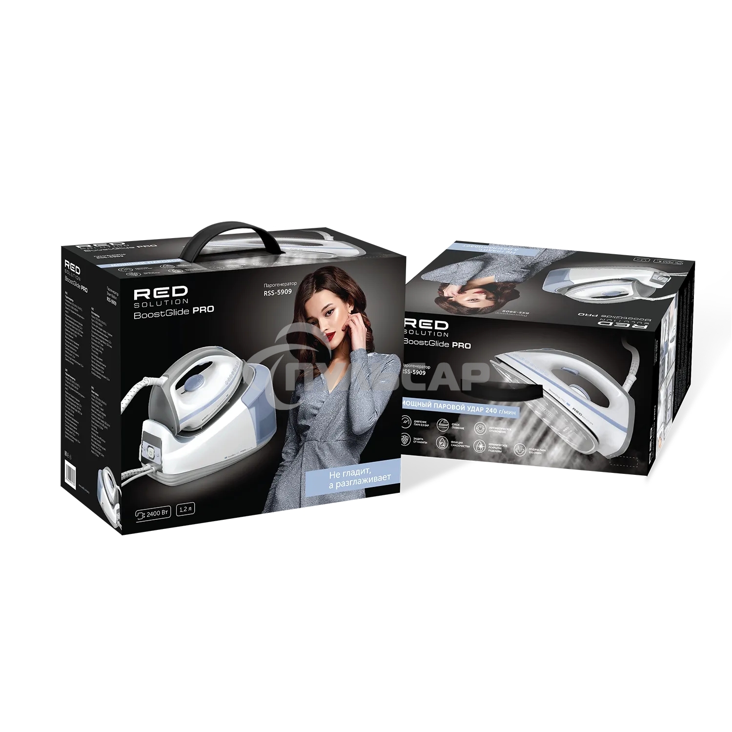 Парогенератор Red Solution RSS-5909 2400Вт белый/голубой