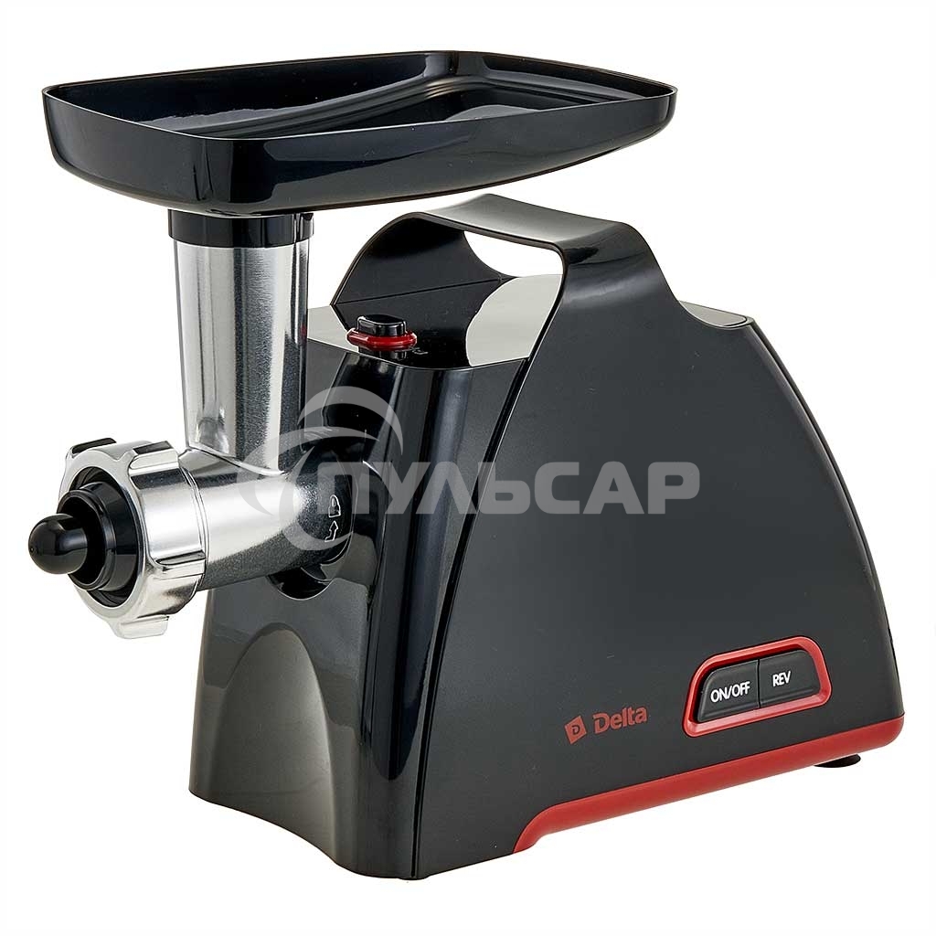 Мясорубка электрическая DELTA DL-6105M черный с красным