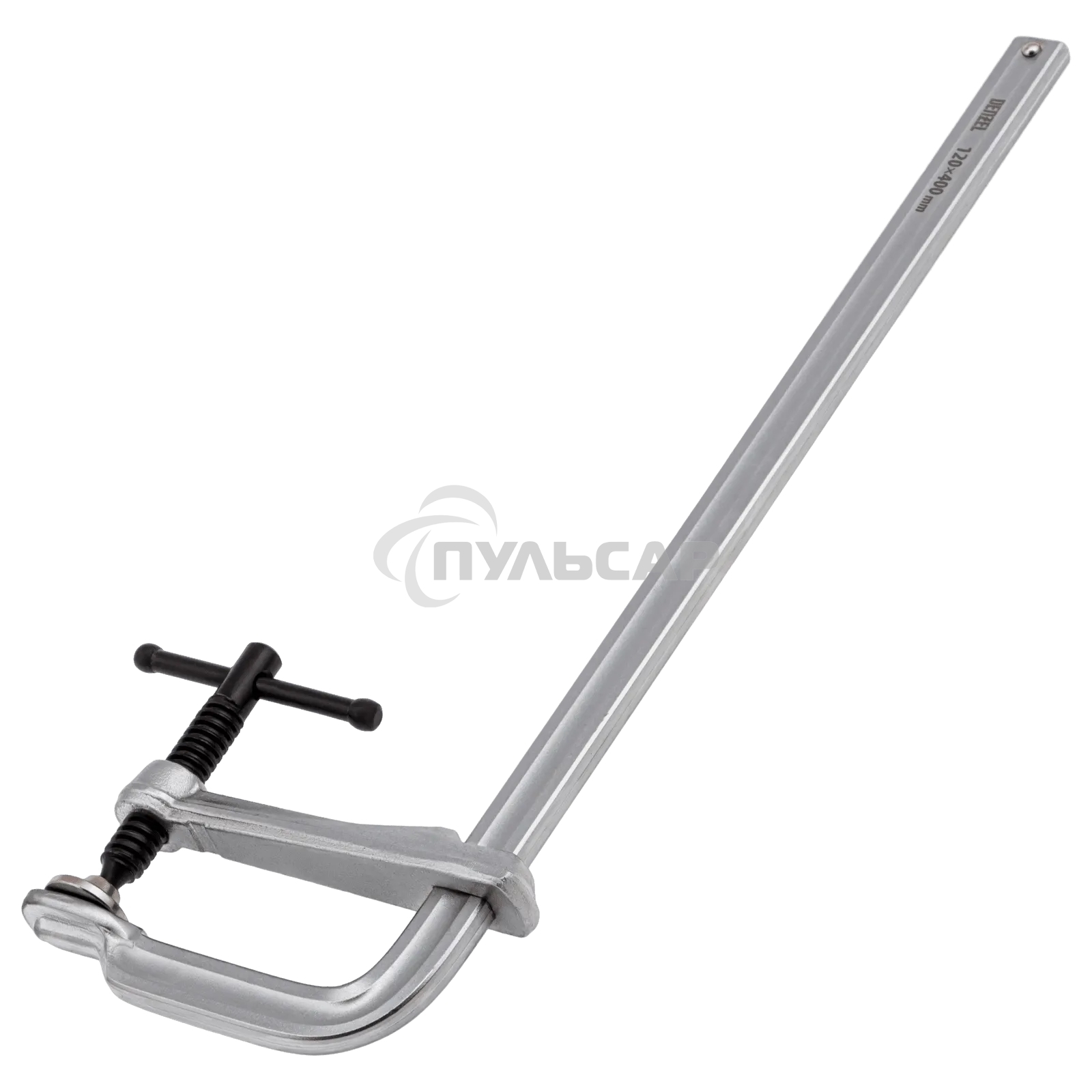 Струбцина Denzel F-образная, 120x400 мм, кованая