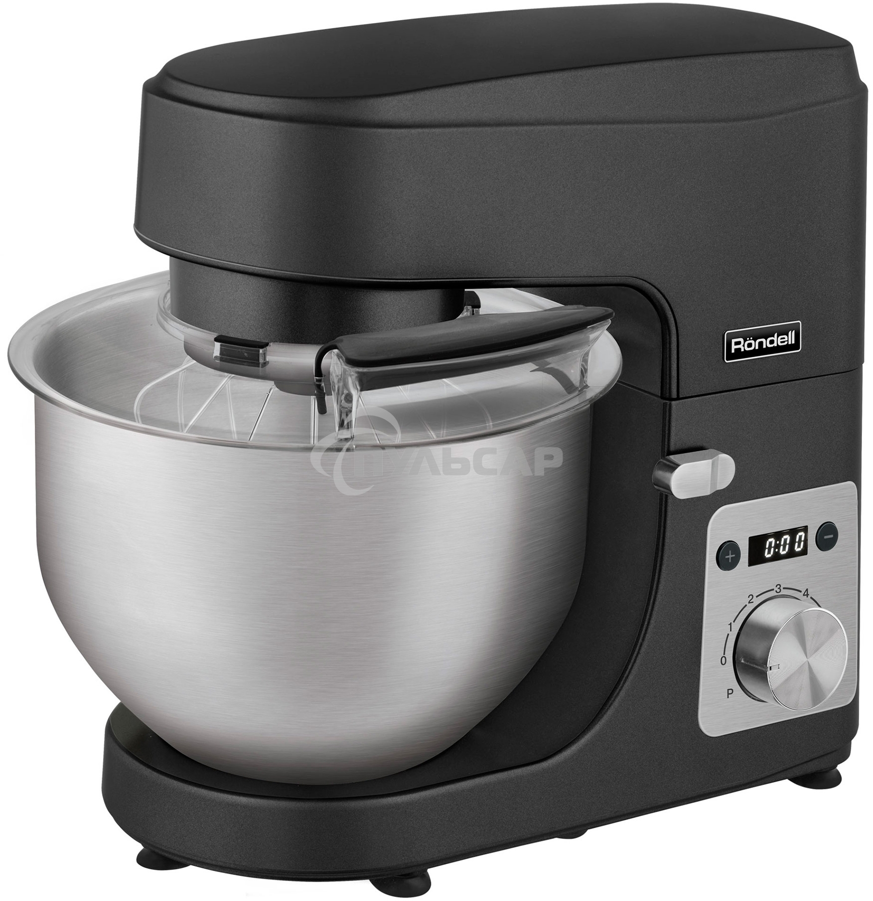 Кухонная машина Rondell RDE-1402 планетар.вращ. 2000Вт черный