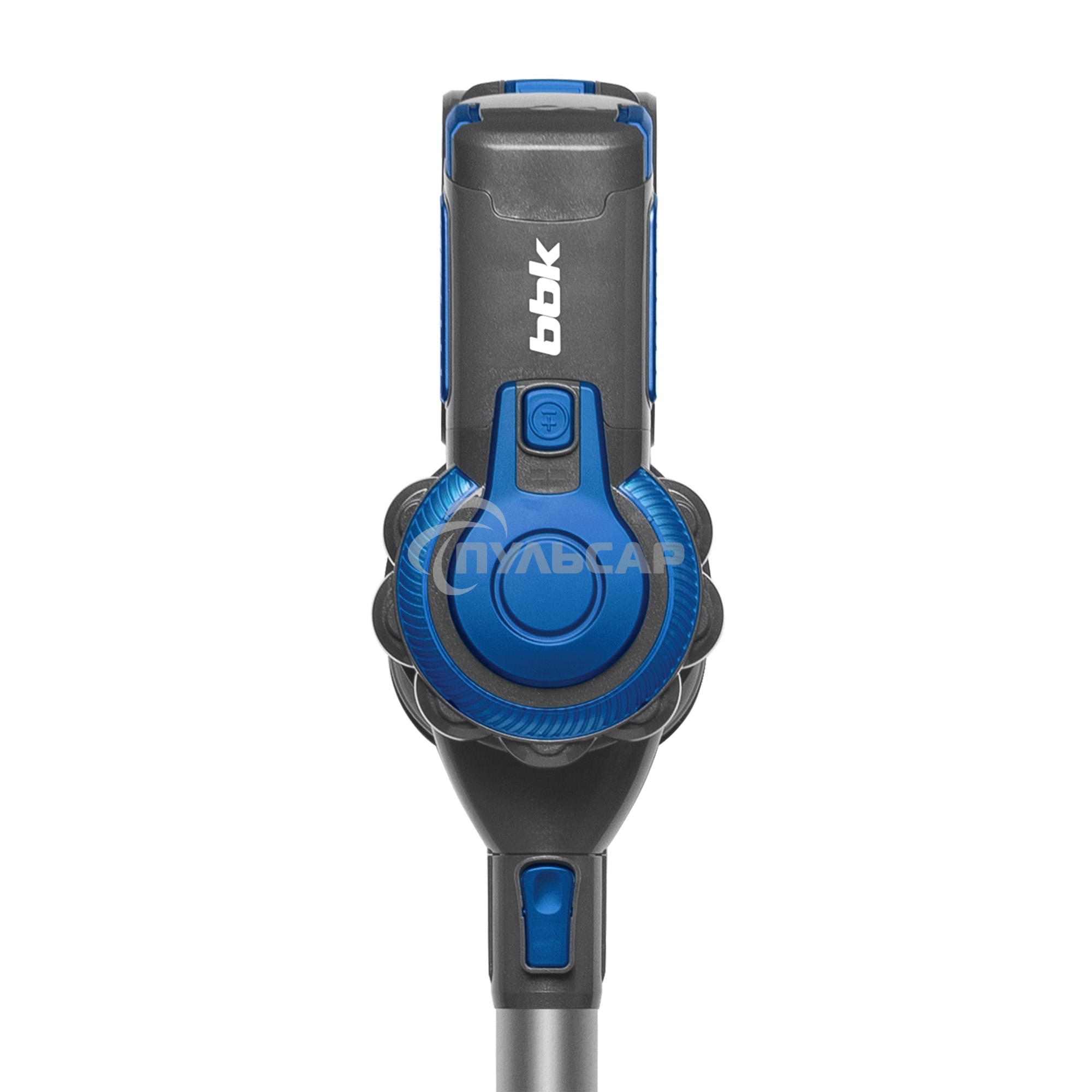 Пылесос вертикальный BBK BV3001 синий/серый, питание от аккумулятора, 150 Вт, уборка сухая, пылесборник 0.8 л, работа от АКБ max 30 мин