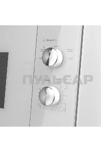 Микроволновая печь встраиваемая Maunfeld MBMO.20.1PGW белый, 20 л, 800 Вт, переключатели - поворотный механизм