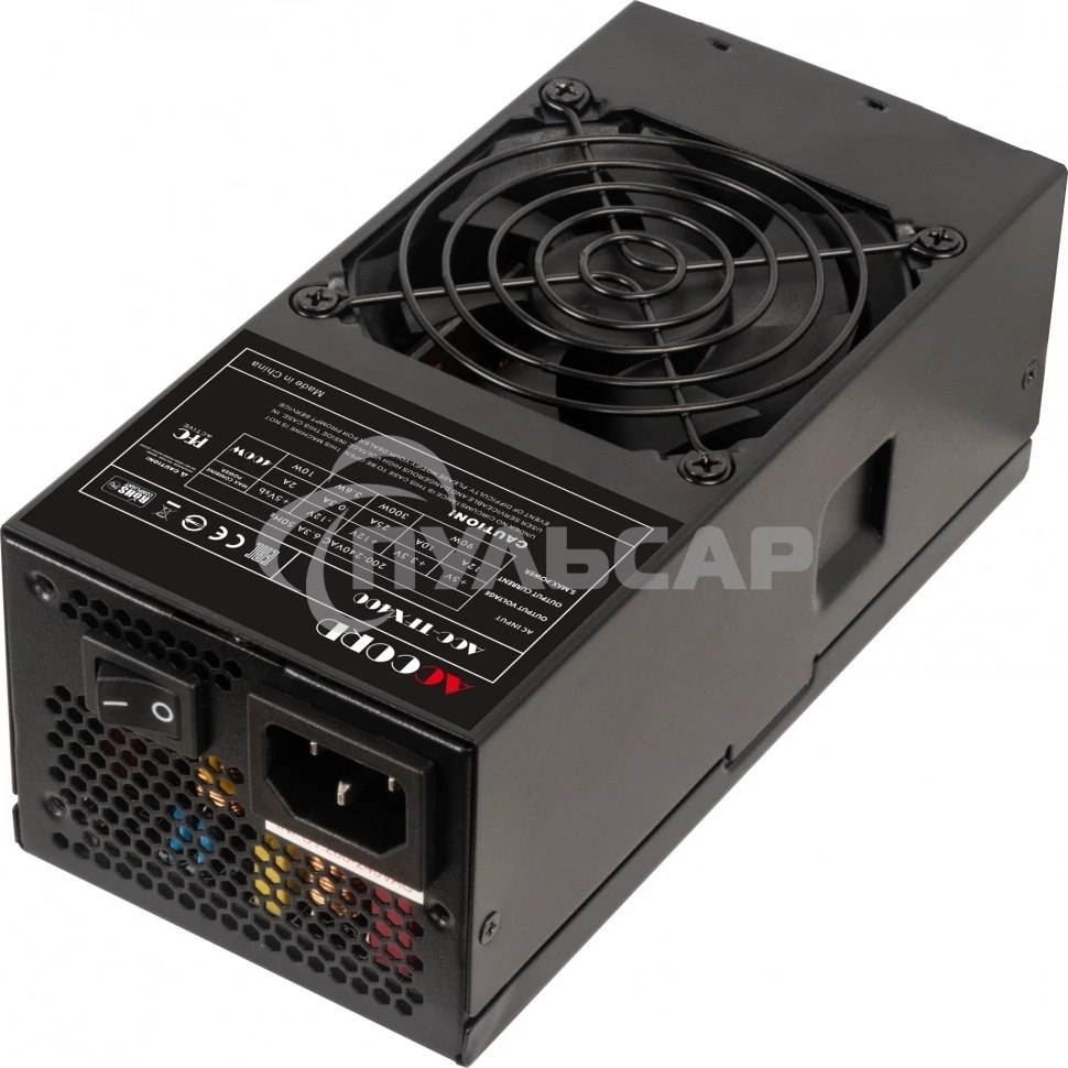 Блок питания Accord ACC-TFX400, 400Вт, 80мм, черный