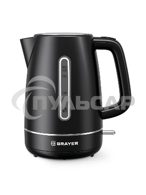 Чайник электрический BRAYER BR6103BK 2200Вт, 1.7л, черный