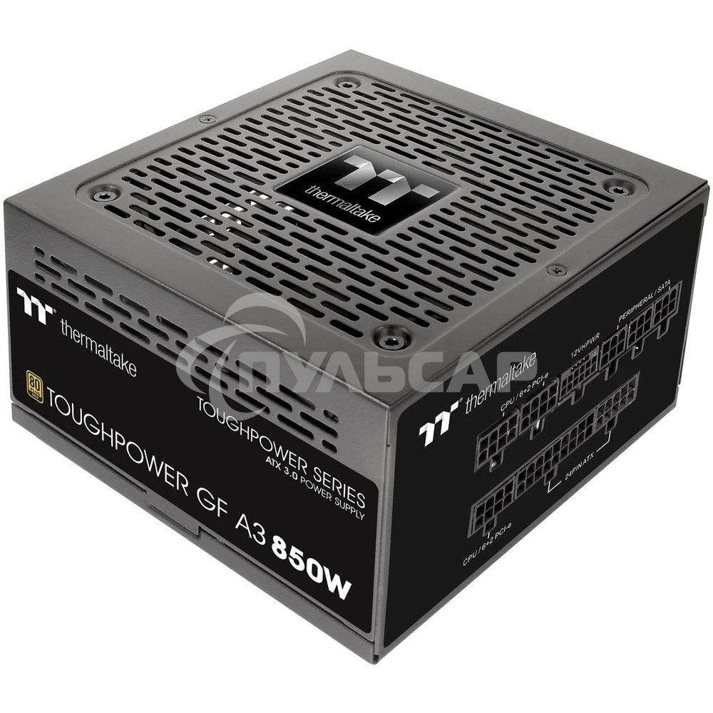Блок питания Thermaltake Toughpower GF A3 PS-TPD-0850FNFAGE-H, 850Вт, 80 PLUS Gold, 120мм, модульный, черный