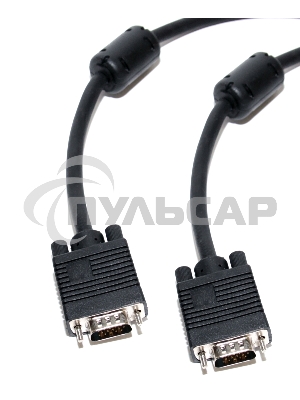 Кабель VGA сигнальный 15M / 15M, ферр.кольца, 5м. 5bites APC-133-050
