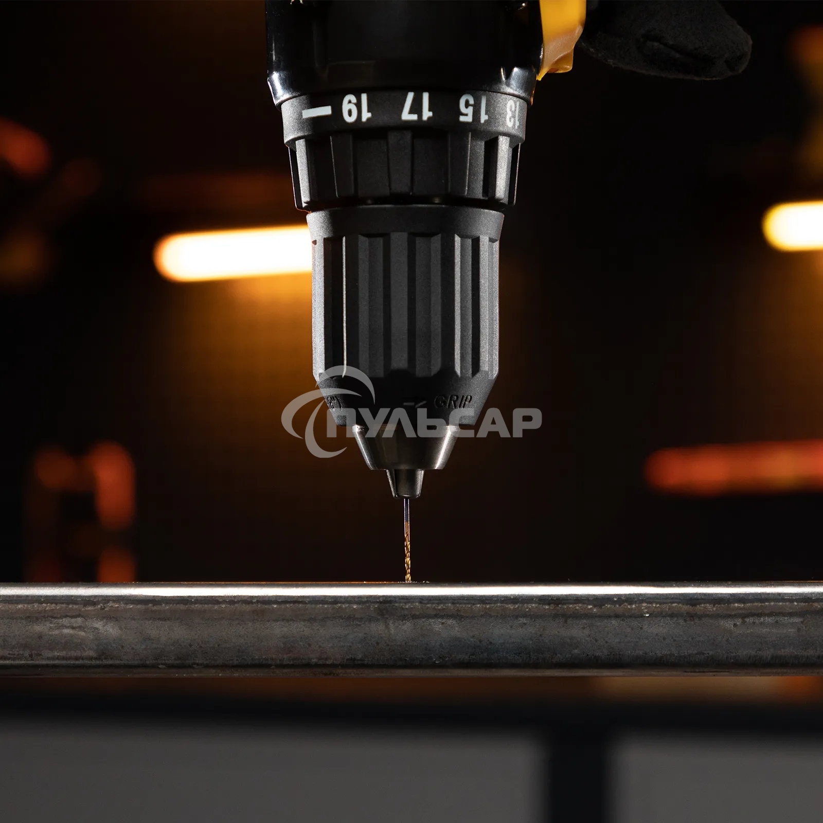 Набор сверл по металлу Denzel 1-10 мм, HSS-Tin, Golden Tip, 19 шт