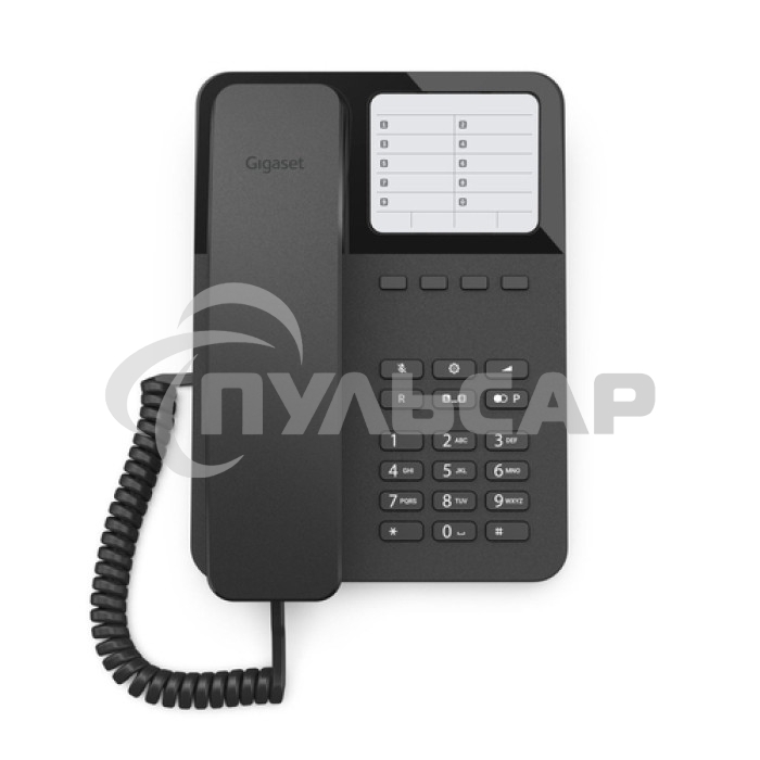 Телефон проводной Gigaset DESK400 черный