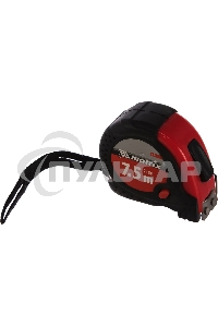 Рулетка Matrix Status magnet fixation, 7,5 м х 25 мм, обрезиненный корпус, зацеп с магнитом