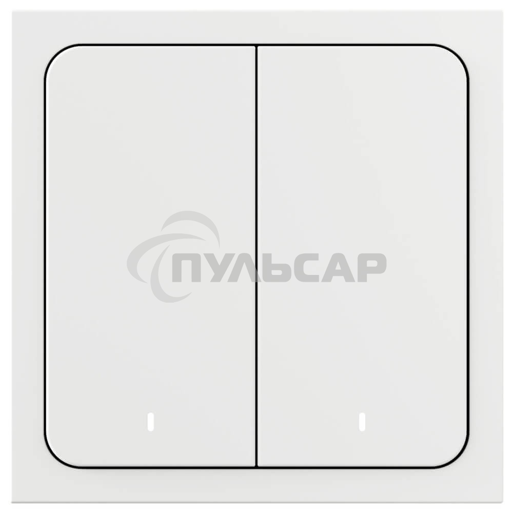 Умный выключатель Яндекс, 2 клавиши, Zigbee