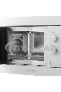 Микроволновая печь встраиваемая Maunfeld MBMO.20.1PGW белый, 20 л, 800 Вт, переключатели - поворотный механизм