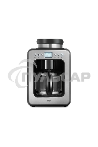 Кофеварка капельная BQ CM7001 серебристый/черный, исп. кофе - молотый/зерновой, 0.6 л, 600 Вт