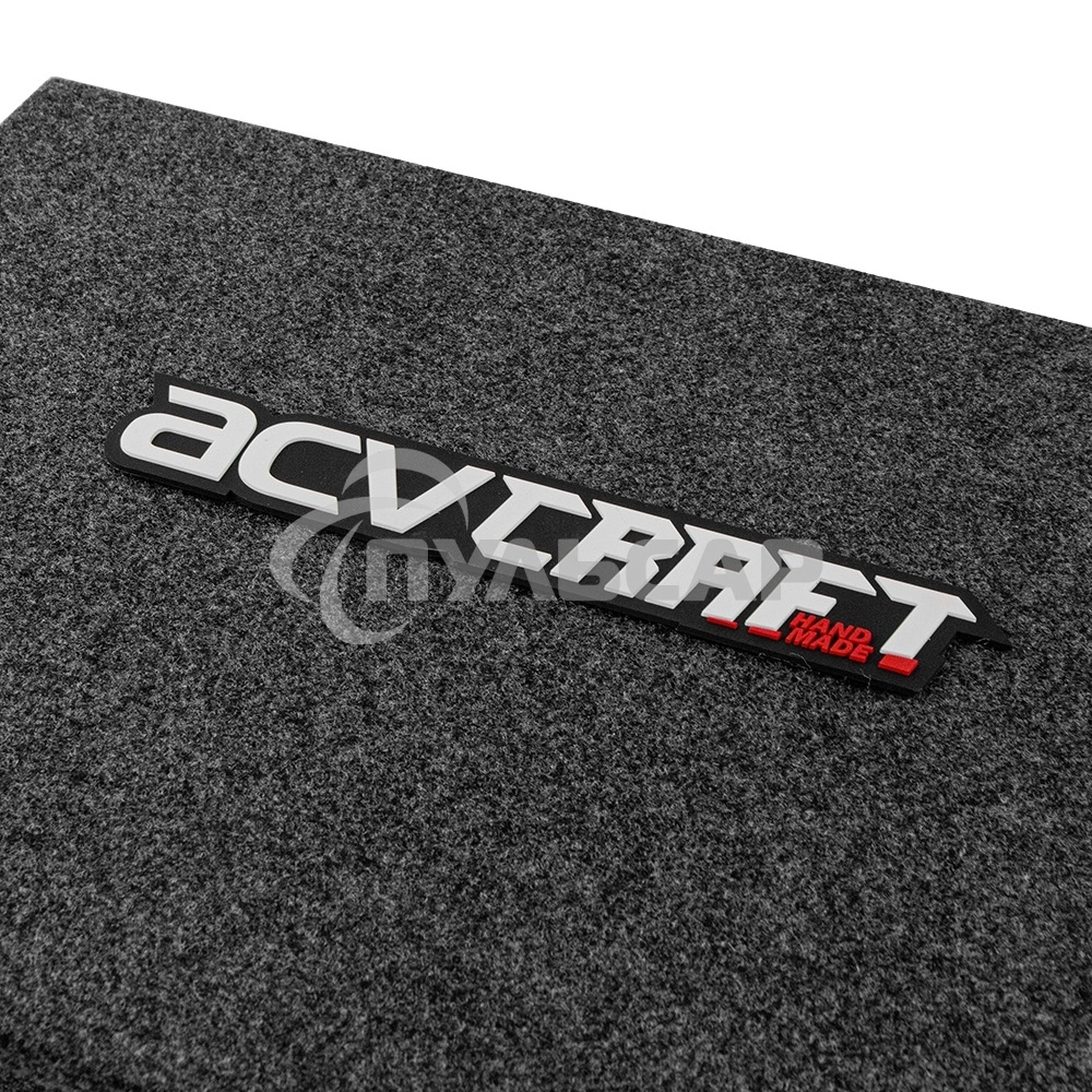 Сабвуфер автомобильный ACV CRAFT FS12A активный/корпусной плоский/2000Вт/30см/SPL-109дБ/темно-серый