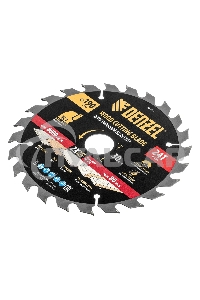 Пильный диск по дереву с гвоздями Denzel ф190 х 30 мм, 24 зубов 733957