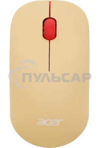 Комплект клавиатура + мышь Acer OCC205 беспроводной USB, 1200 dpi, розовый/бежевый