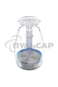 Чайник электрический Scarlett SC-EK27G104 1.7л. 2200Вт белый корпус: стекло/пластик