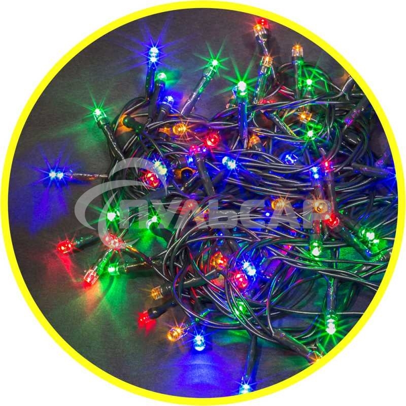 Гирлянда Navigator NGF-S01-200RGBY-10-21.5m-230-C8-BL-IP44