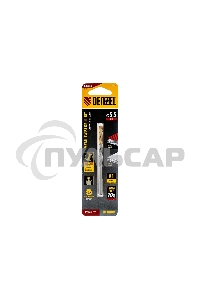 Сверло спиральное по металлу Denzel 5,5 x 93мм, Р6М5, Golden Tip