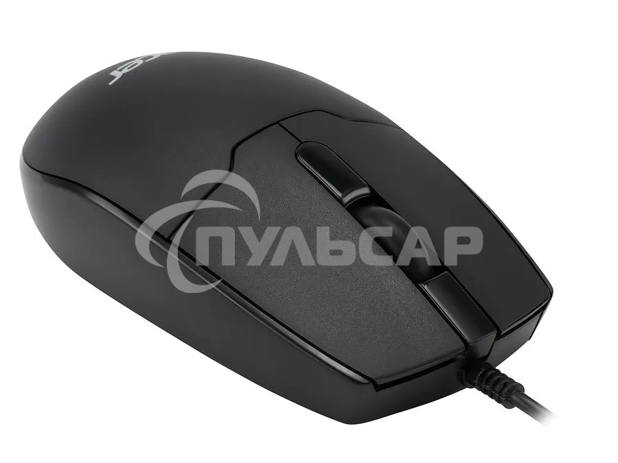 Мышь проводная Acer OMW126 черный, 1200 dpi, USB, кнопки - 3