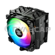 Кулер для процессора Alseye ETS-T50A-BK-ARGB черный, 120 мм, алюминий/медь, 1600 об/мин, 24 дБ, 4 pin, 230 Вт, 160 мм