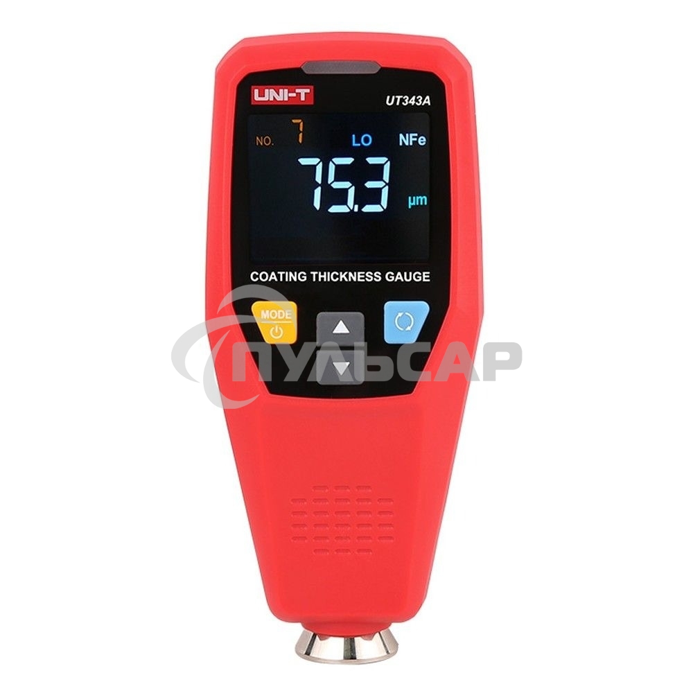 Толщиномер UNI-T UT343A диаметр измеряемой площади 20 мм, min толщина объема 0,5 мм