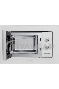 Микроволновая печь встраиваемая Maunfeld MBMO.20.1PGW белый, 20 л, 800 Вт, переключатели - поворотный механизм