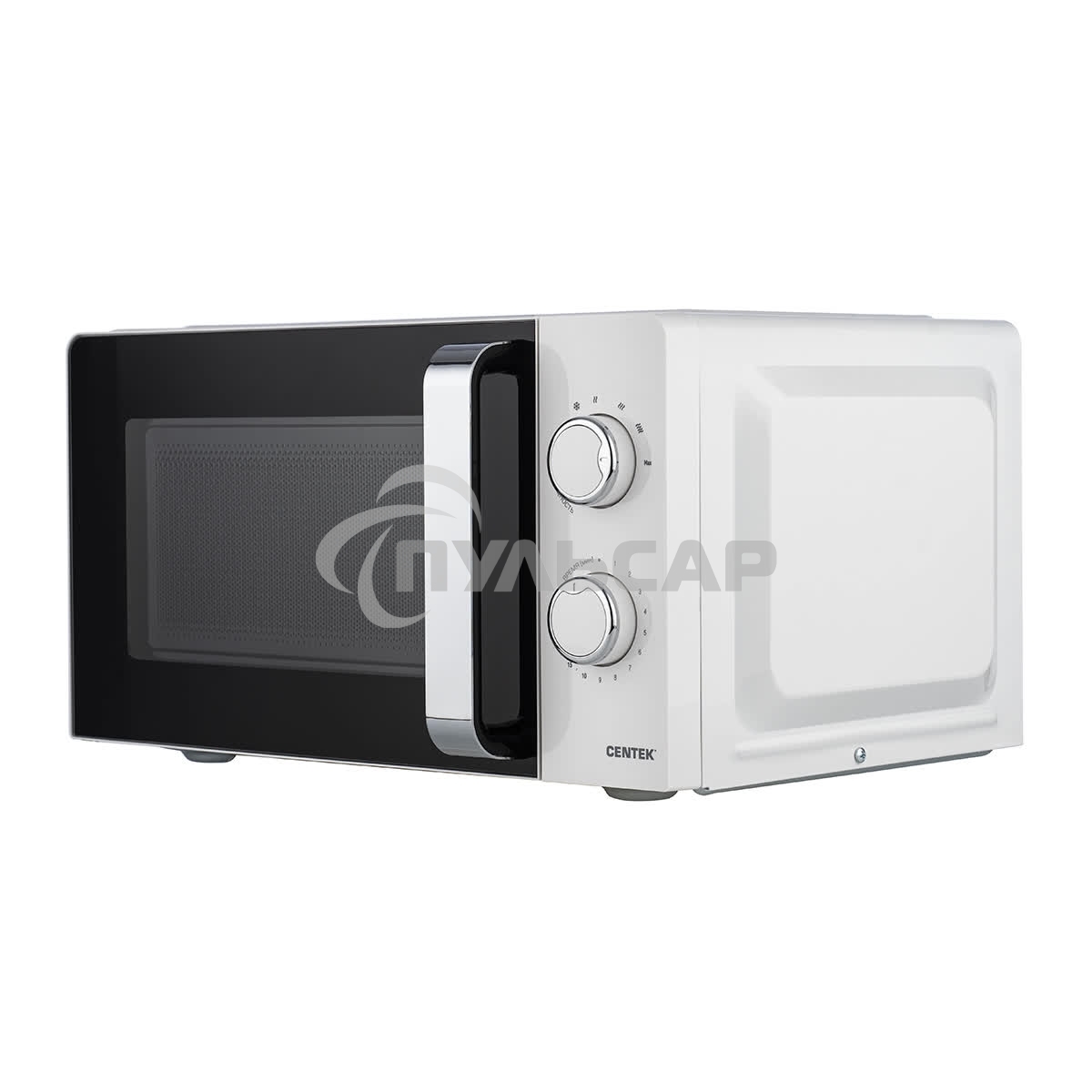 Микроволновая печь Centek CT-1575 белый, 20 л, 700 Вт, поворотный механизм
