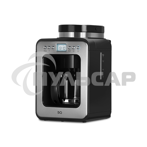 Кофеварка капельная BQ CM7001 серебристый/черный, исп. кофе - молотый/зерновой, 0.6 л, 600 Вт