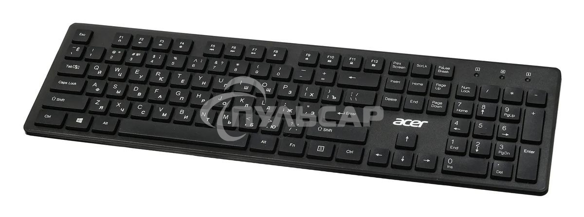 Клавиатура проводная Acer OKW020, USB, черный