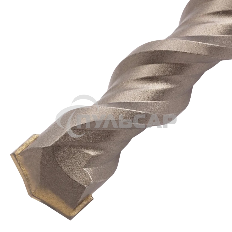 Бур по бетону Denzel двойная спираль, Cobalt W-tip, 20x600 мм, SDS PLUS