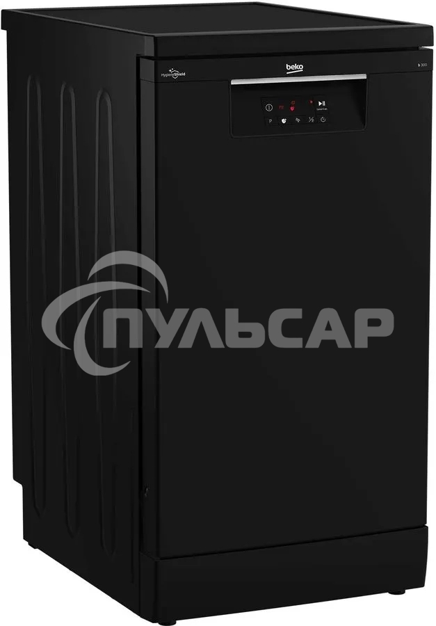 Посудомоечная машина Beko BDFS15020B, черная, 44.8 см, 10 компл., 49 дБ, класс A