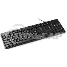 Клавиатура проводная Oklick 125M, USB, черный