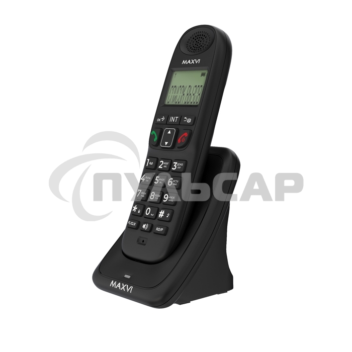 Радиотелефон Dect Maxvi AM-01 черный