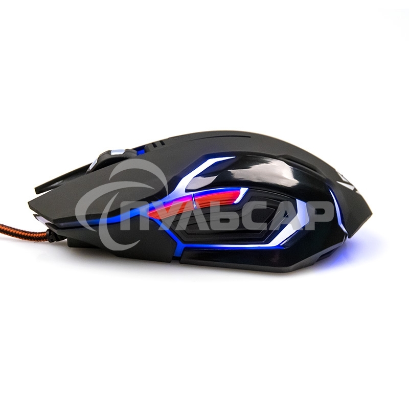 Мышь проводная Nakatomi MOG-20U черный, 2400 dpi, USB, кнопки - 6